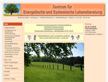Tablet Screenshot of kinesiologie-dietz.de